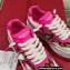 Valentino ONE STUD XL low-top sneakers in nappa leather and Toile Iconographe fabric Fuchsia 2023