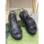 Gucci Interlocking G cut-out sandals 738687 Black 2023