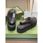 Gucci Interlocking G cut-out sandals 738687 Black 2023