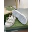 Gucci Interlocking G cut-out sandals 738687 White 2023