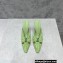 Bottega Veneta Heel 9cm Patent leather Bunnie Mules Light Green 2023