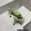 Bottega Veneta Heel 9cm Patent leather Bunnie Mules Light Green 2023