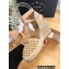 Prada Crochet Wedge espadrilles Beige 2023