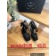 Prada Crochet Wedge espadrilles Black 2023