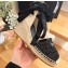 Prada Crochet Wedge espadrilles Black 2023