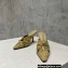 Bottega Veneta Heel 9cm Patent leather Bunnie Mules Beige 2023