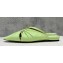 Bottega Veneta Patent leather Bunnie Flats Mules Light Green 2023