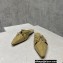 Bottega Veneta Patent leather Bunnie Flats Mules Beige 2023
