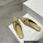 Bottega Veneta Patent leather Bunnie Flats Mules Beige 2023