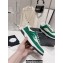 Chanel Suede Kidskin CC Logo Sneakers G39978 Green 2023