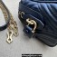 Gucci matelassé chevron leather GG Marmont small top handle bag ‎746319 Black 2023