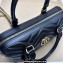 Gucci matelassé chevron leather GG Marmont small top handle bag ‎746319 Black 2023