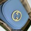 Gucci Blondie medium chain wallet 725219 Leather Blue 2023