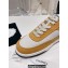 Chanel Suede Kidskin CC Logo Sneakers G39978 Yellow 2023