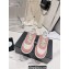 Chanel Suede Kidskin CC Logo Sneakers G39978 Pink 2023