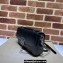 Gucci Petite GG small shoulder bag 739721 Leather Black 2023