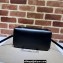 Gucci Petite GG small shoulder bag 739721 Leather Black 2023