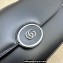 Gucci Petite GG small shoulder bag 739721 Leather Black 2023
