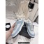 Chanel Suede Kidskin CC Logo Sneakers G39978 Blue 2023