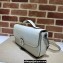 Gucci Petite GG small shoulder bag 739721 Leather White 2023