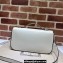 Gucci Petite GG small shoulder bag 739721 Leather White 2023