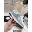 Chanel Suede Kidskin CC Logo Sneakers G39978 Blue 2023