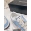 Chanel Suede Kidskin CC Logo Sneakers G39978 Blue 2023