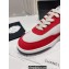 Chanel Suede Kidskin CC Logo Sneakers G39978 Red 2023