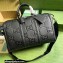 Gucci Leather Jumbo GG small duffle Bag 725282 Black 2023