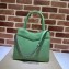 Gucci Petite GG small tote bag 745918 Leather Green 2023