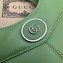 Gucci Petite GG small tote bag 745918 Leather Green 2023