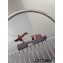 Celine CLEA TRIOMPHE GLADIATOR CHUNKY SANDALs in Calfskin CROCODILE Burgundy 2023