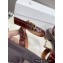 Celine CLEA TRIOMPHE GLADIATOR CHUNKY SANDALs in Calfskin CROCODILE Burgundy 2023