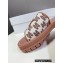 Celine CLEA TRIOMPHE SLIDEs in TRIOMPHE STAMPED CANVAS and Calfskin Brown 2023
