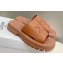 Celine CLEA TRIOMPHE SLIDEs in Calfskin Brown 2023