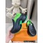 Louis Vuitton EVA rubber LV Shark Clog Black/Green 2023