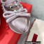 Valentino Rockstud Satin Ballerina Nude Pink 2023