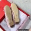 Valentino Rockstud Satin Ballerina Nude Pink 2023