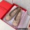 Valentino Rockstud patent leather Ballerina Nude 2023