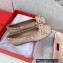 Valentino Rockstud patent leather Ballerina Nude 2023