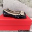 Valentino Rockstud patent leather Ballerina Black 2023