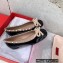 Valentino Rockstud patent leather Ballerina Black 2023