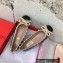 Valentino Rockstud patent leather Ballerina Black 2023