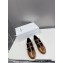 Celine DOUBLE STRAP MARY JANE BALLERINAs in Patent Calfskin Brown 2023