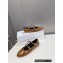 Celine DOUBLE STRAP MARY JANE BALLERINAs in Patent Calfskin Brown 2023