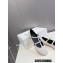 Celine DOUBLE STRAP MARY JANE BALLERINAs in Patent Calfskin White 2023