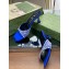 Gucci Heel 6.5cm slide sandals silk satin with crystals 749663 Blue 2023