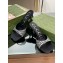 Gucci Heel 6.5cm slide sandals silk satin with crystals 749663 Black 2023