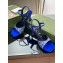 Gucci Heel 6.5cm sandals satin with crystals Blue 2023