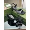 Gucci Heel 6.5cm sandals satin with crystals Black 2023